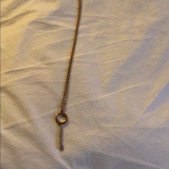 Authentic Micheal Kors gold key charm and chain - Picture 2 of 2